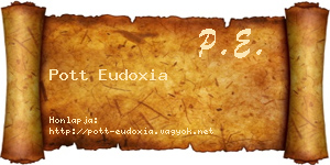 Pott Eudoxia névjegykártya